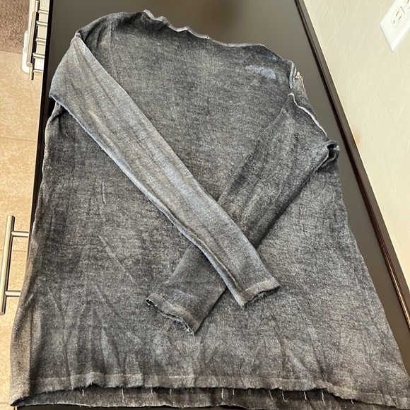 Avant Toi Loose fit sequined distressed pullover sweater coated, cashmere/silk - Picture 5 of 9